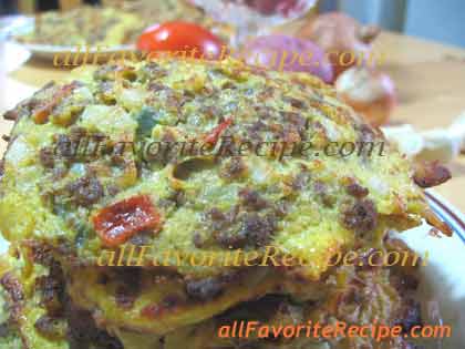 Tortang Carne (Ground Beef Omelet)
