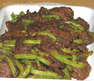 Beef and Bean Stir-fry