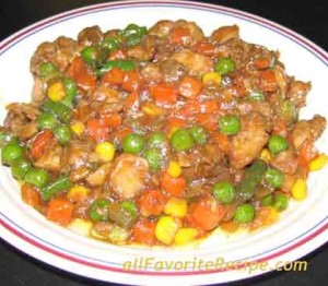 Chicken Mixed Vegetable Stirfry