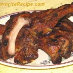 Back Pork Ribs Barbecue