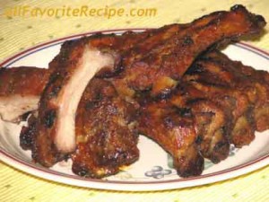Back Pork Ribs Barbecue